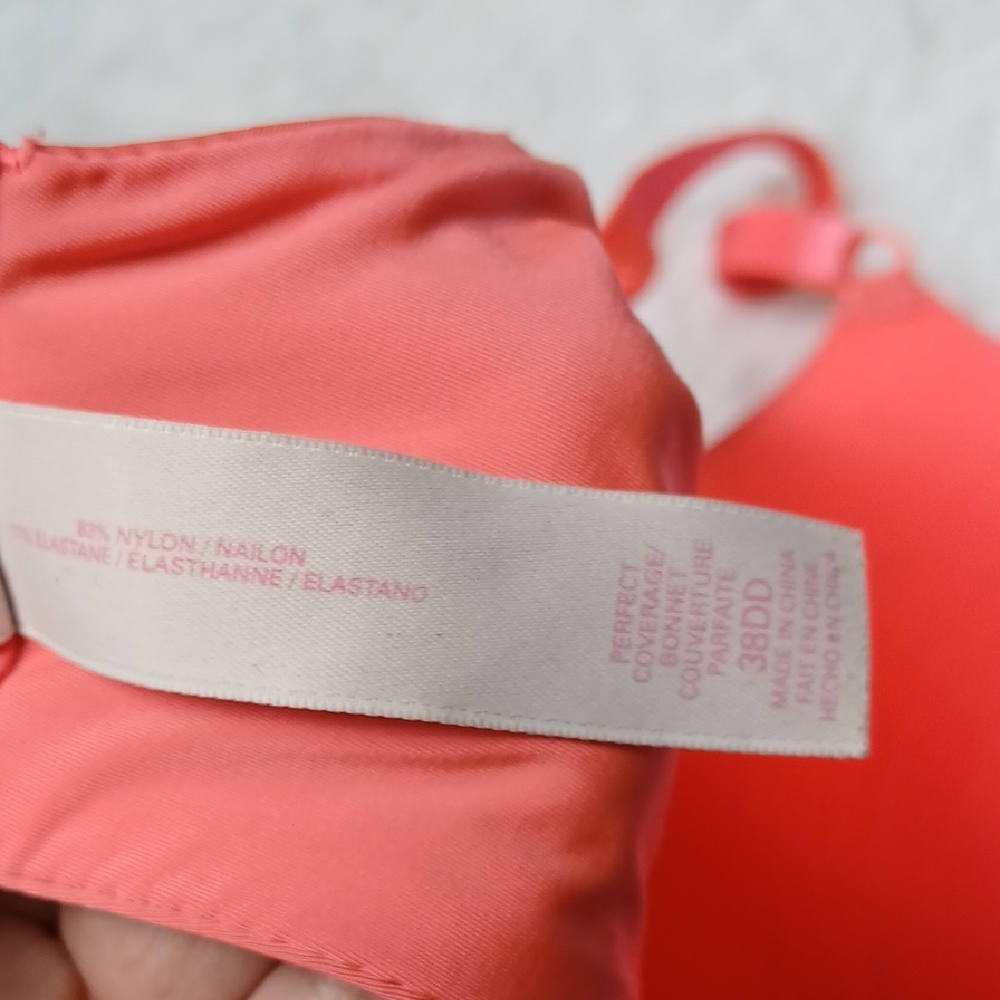 Victoria's Secret Perfect Coverage Vibrant Bra 38 DD - Picture 13 of 16
